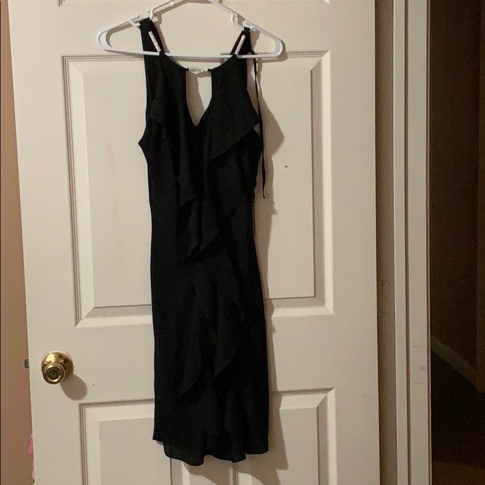 VENUS Black silver mini dress